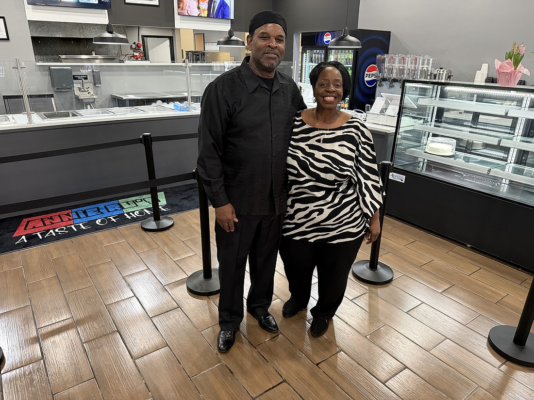 Spouses Clifford and Ruth Daniels started serving customers March 11, 2026, at their second location of Annie Ru's, 5045 Soutel Drive, Suite 18, in the Sherwood Town Center in Northwest Jacksonville.
