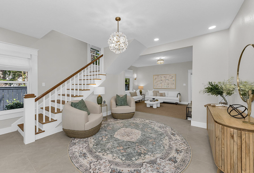 Modern systems and finishes were added to the 1920 home during renovations.