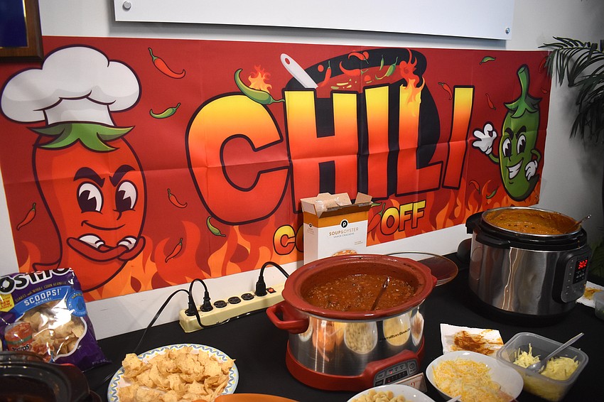 At the fourth annual Suncoast Builders Association Chili Cook Off, 13 chilis were tasted by those attending the event.