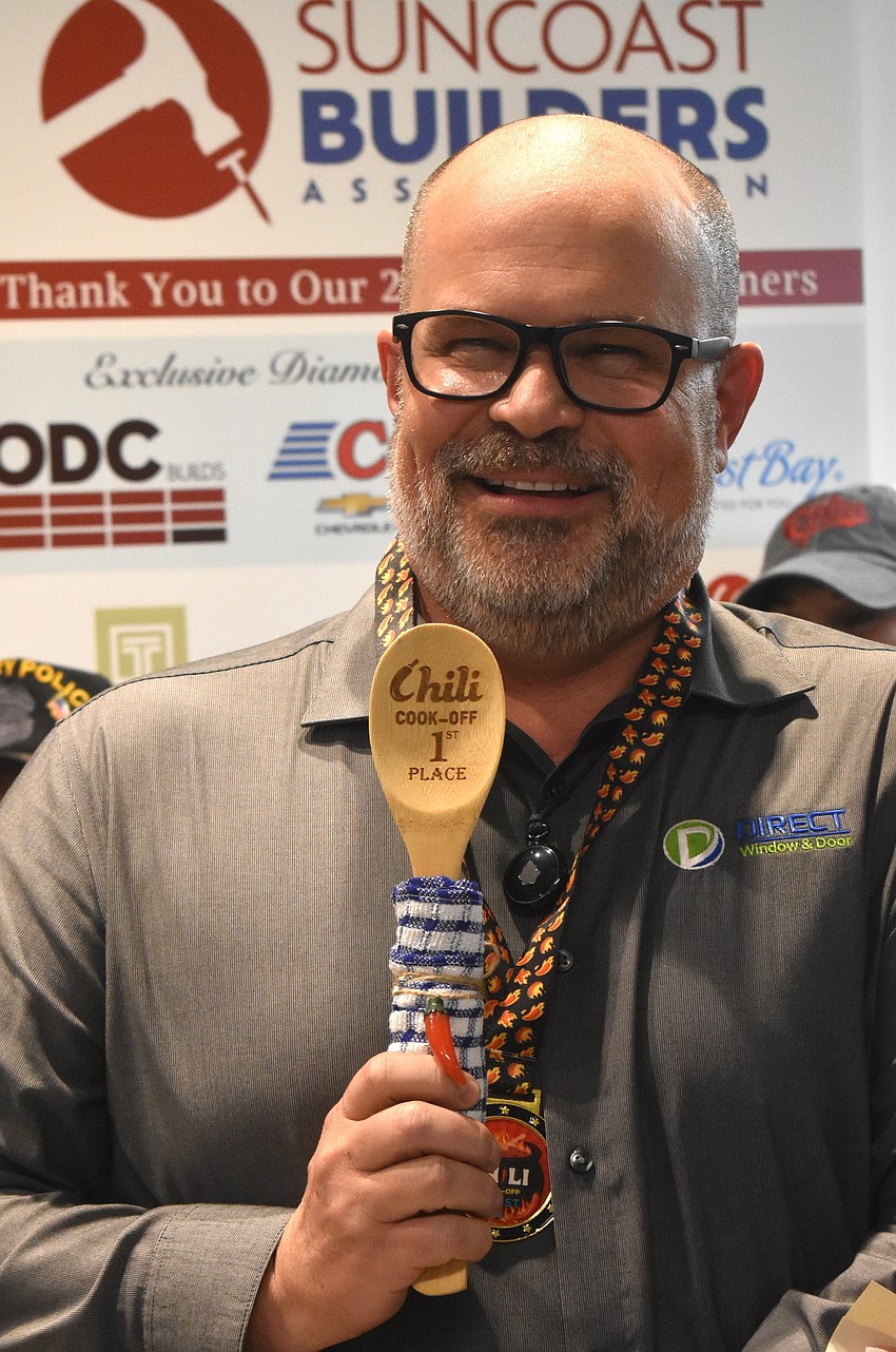 Nokomis's Jamison Eige was best out of the 13 chilis entered at the Chili Cook Off. He says his chili is traditional with three pounds of ground beef, crushed tomatoes, peppers and plenty of chili powder.