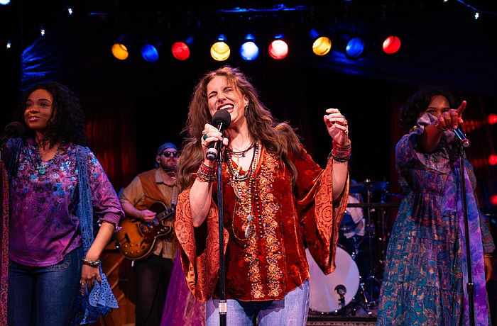 Francesca Ferrari stars in Florida Studio Theatre's "An Evening With Janis Joplin," directed by Ben Liebert.