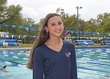 Ava DiPasquale is ranked sixth in Florida among girls age 13-14 for the 2025-26 season, as well as 67th nationally in that regard, per Swimcloud.