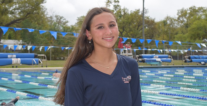 Ava DiPasquale is ranked sixth in Florida among girls age 13-14 for the 2025-26 season, as well as 67th nationally in that regard, per Swimcloud.