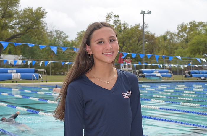 Ava DiPasquale is ranked sixth in Florida among girls age 13-14 for the 2025-26 season, as well as 67th nationally in that regard, per Swimcloud.