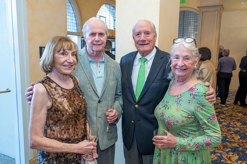 Peggy Allen, Steve Dixon and Skip and Jan Swan