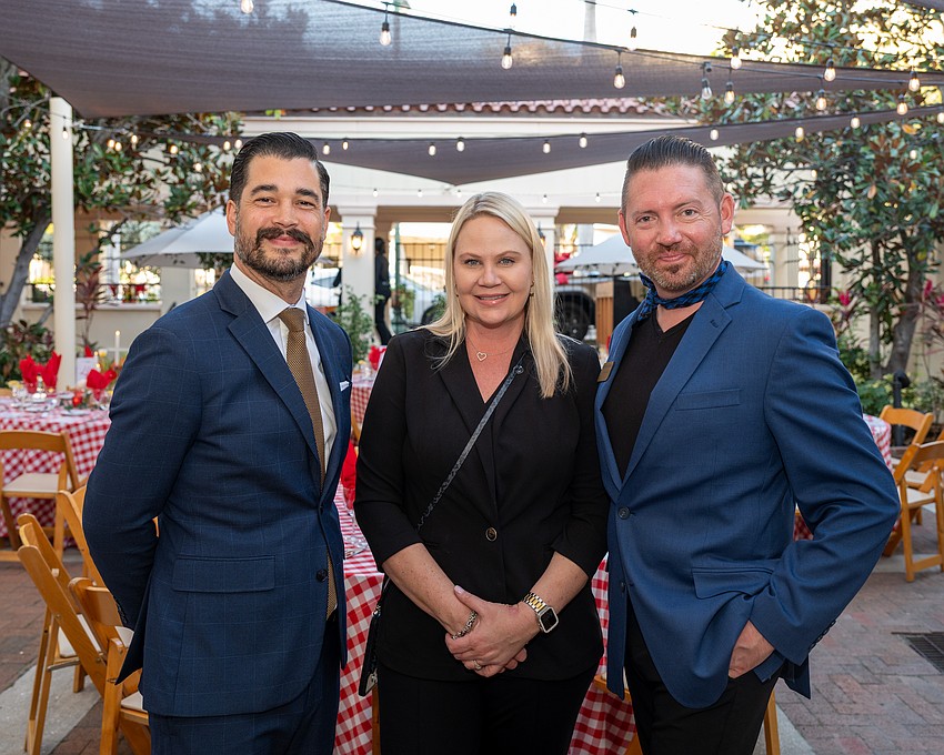 John Dangaran, Carolyn James and Matthew Glover