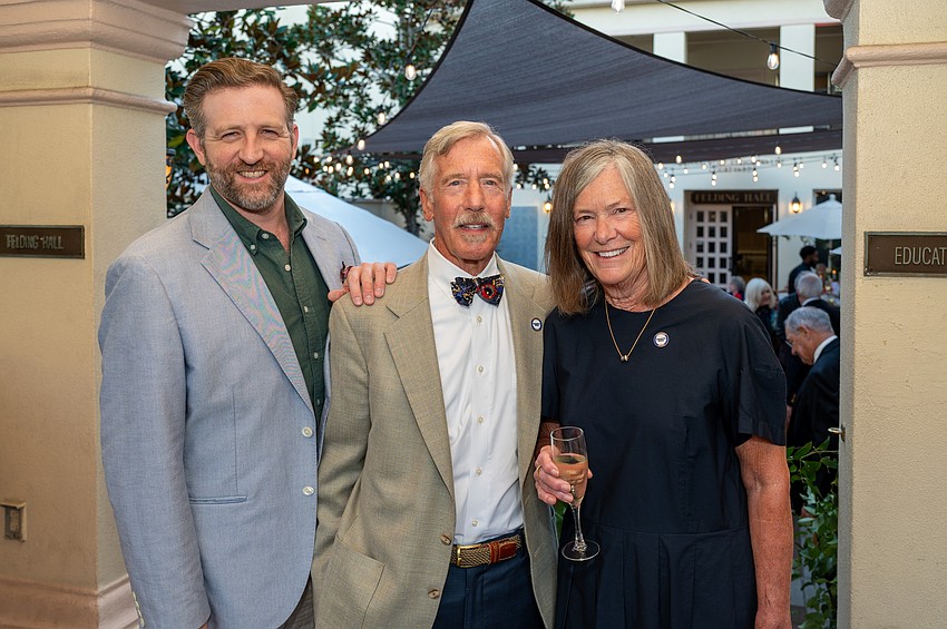Arthur Bosarge with Jack and Linda Stone