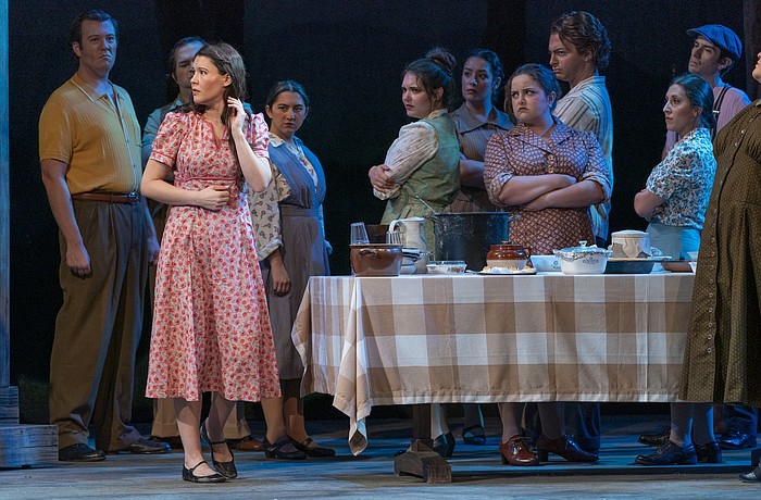 Soprano Hanna Brammer plays the lead in Sarasota Opera's production of Carlisle Floyd's "Susannah," which runs through March 28 at the Sarasota Opera House.