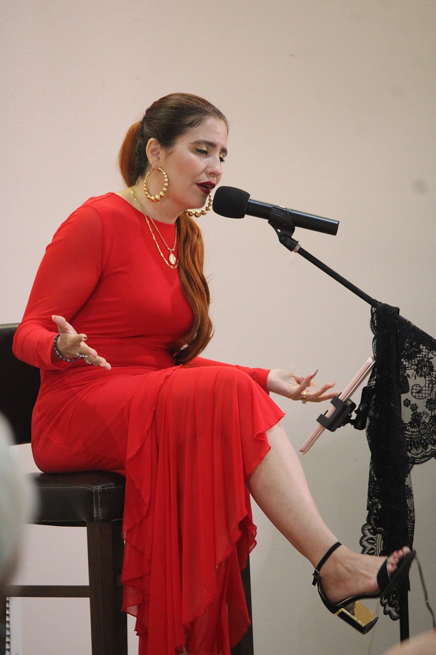 Sara Verse brings her vocal talents to Los Rumberos' performance on March 15 at The Education Center.
