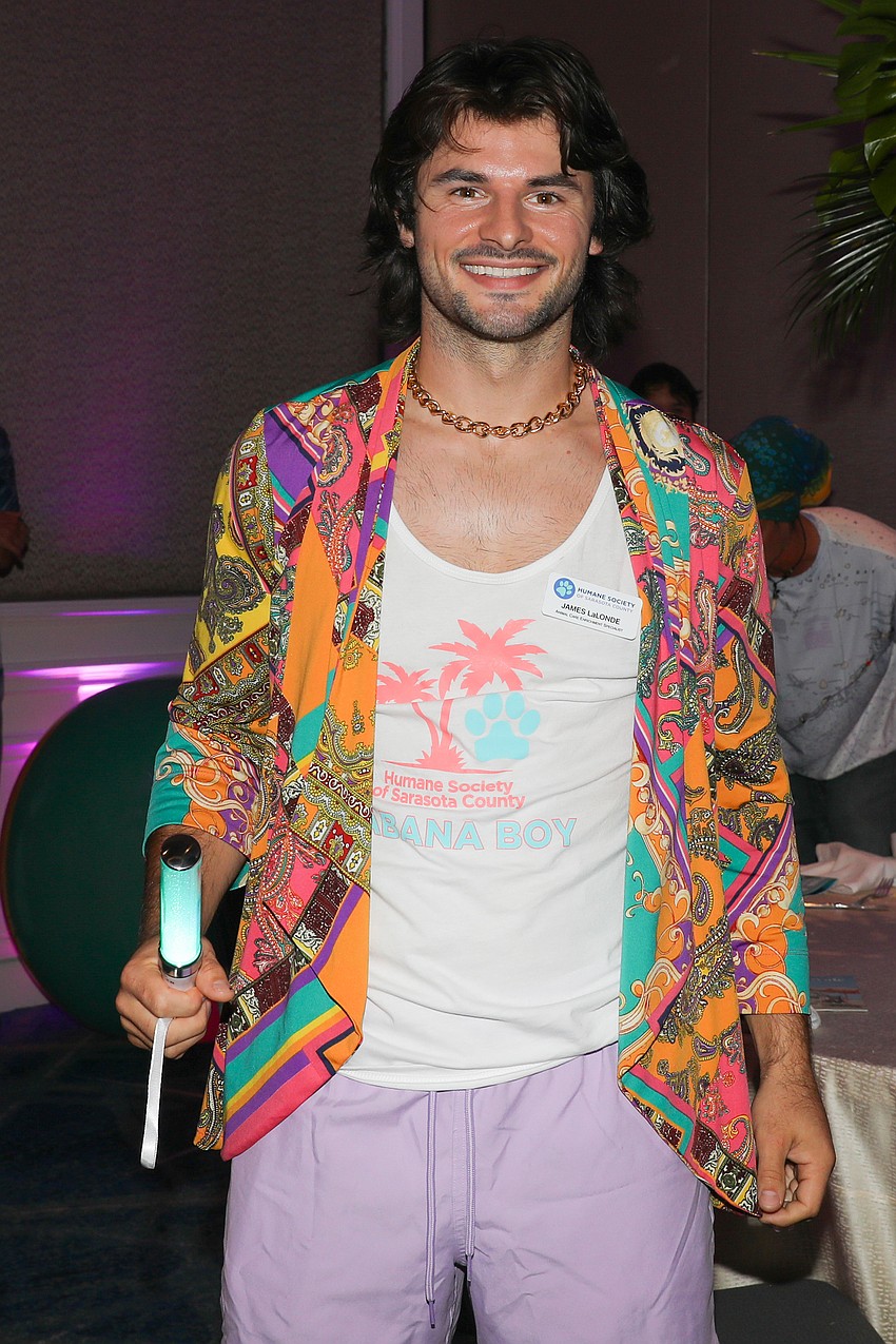 James La Londe loves his cabana boy moonlighting gig.