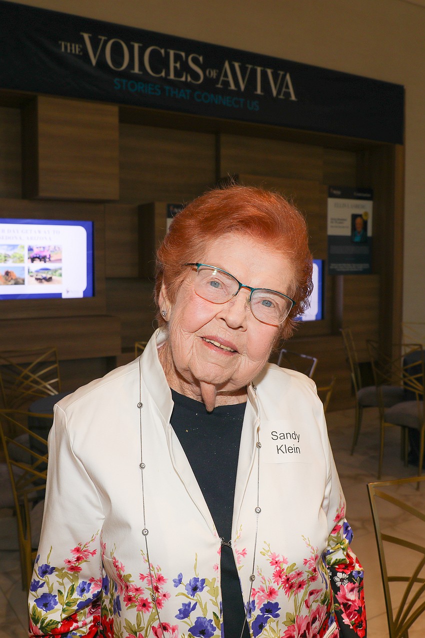 A centenarian Brooklyn baby, Aviva celebrates 14 years with Sandy Klein.