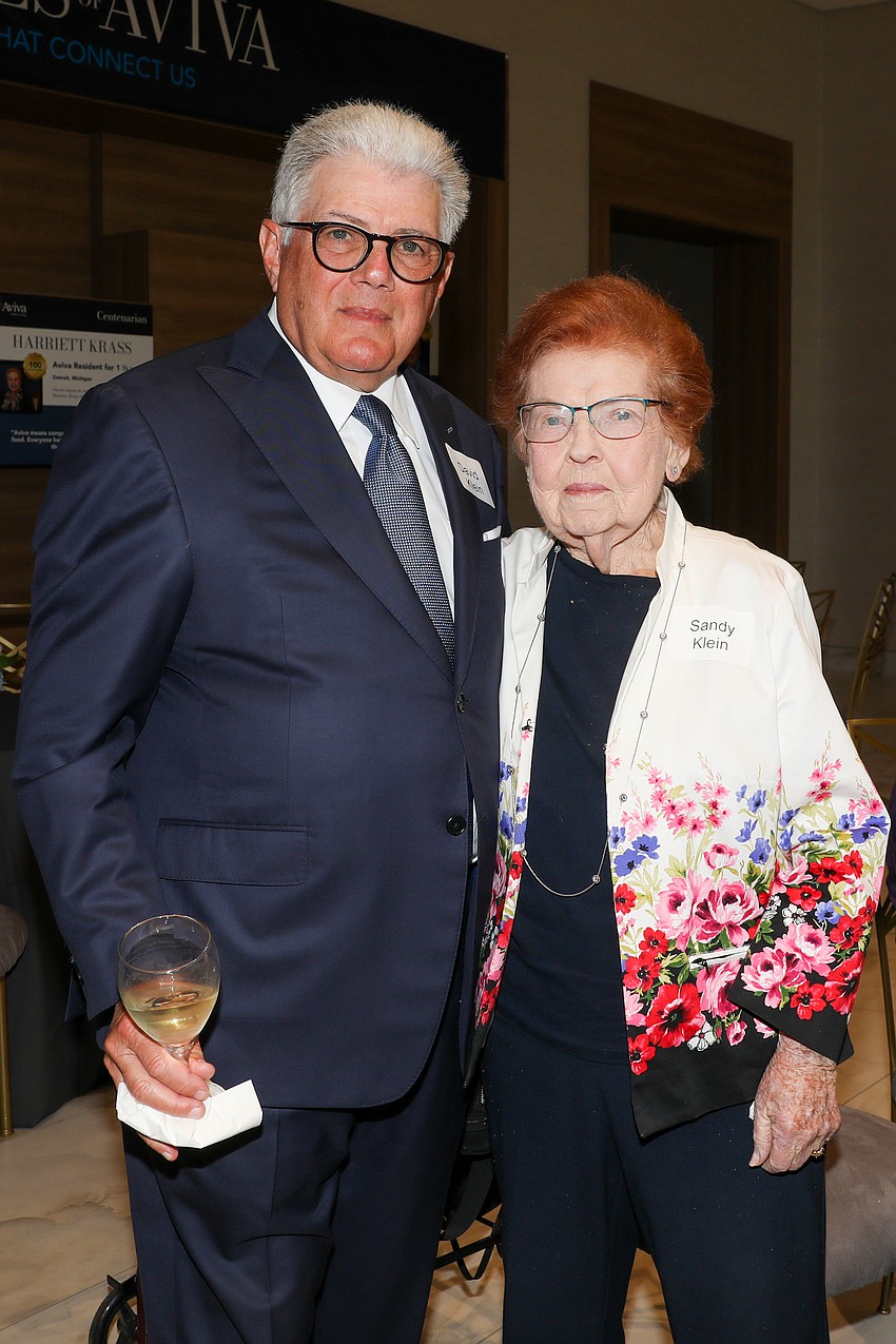 David Klein and his mom, centenarian Sandy Klein