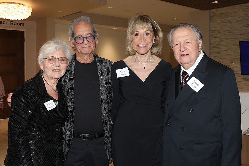 Fran and Jack Braverman with Terry Neis and Evans Tilles