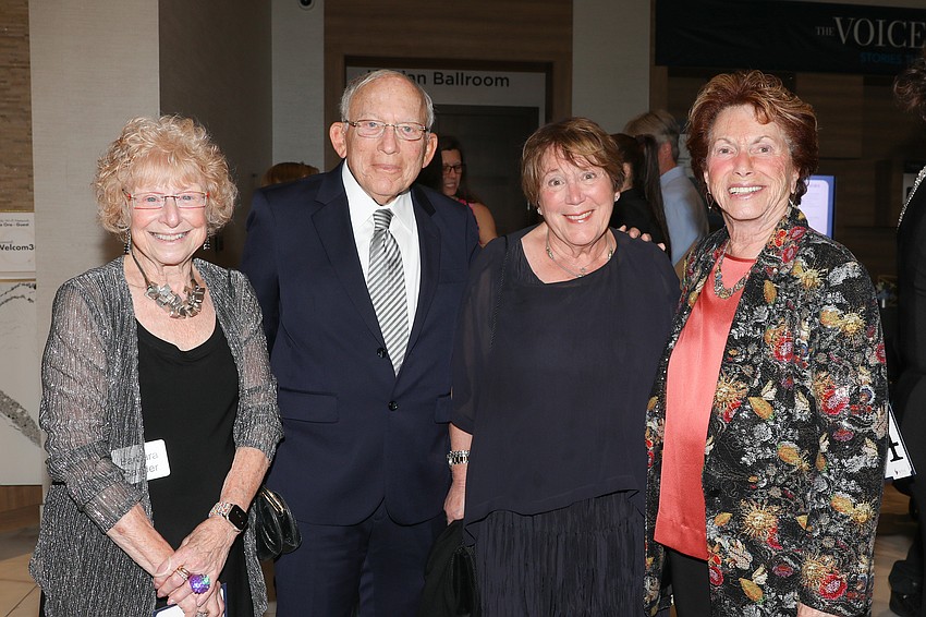 Barb Sander, Howard Moretsky, Judy Grossman and Joan Blum