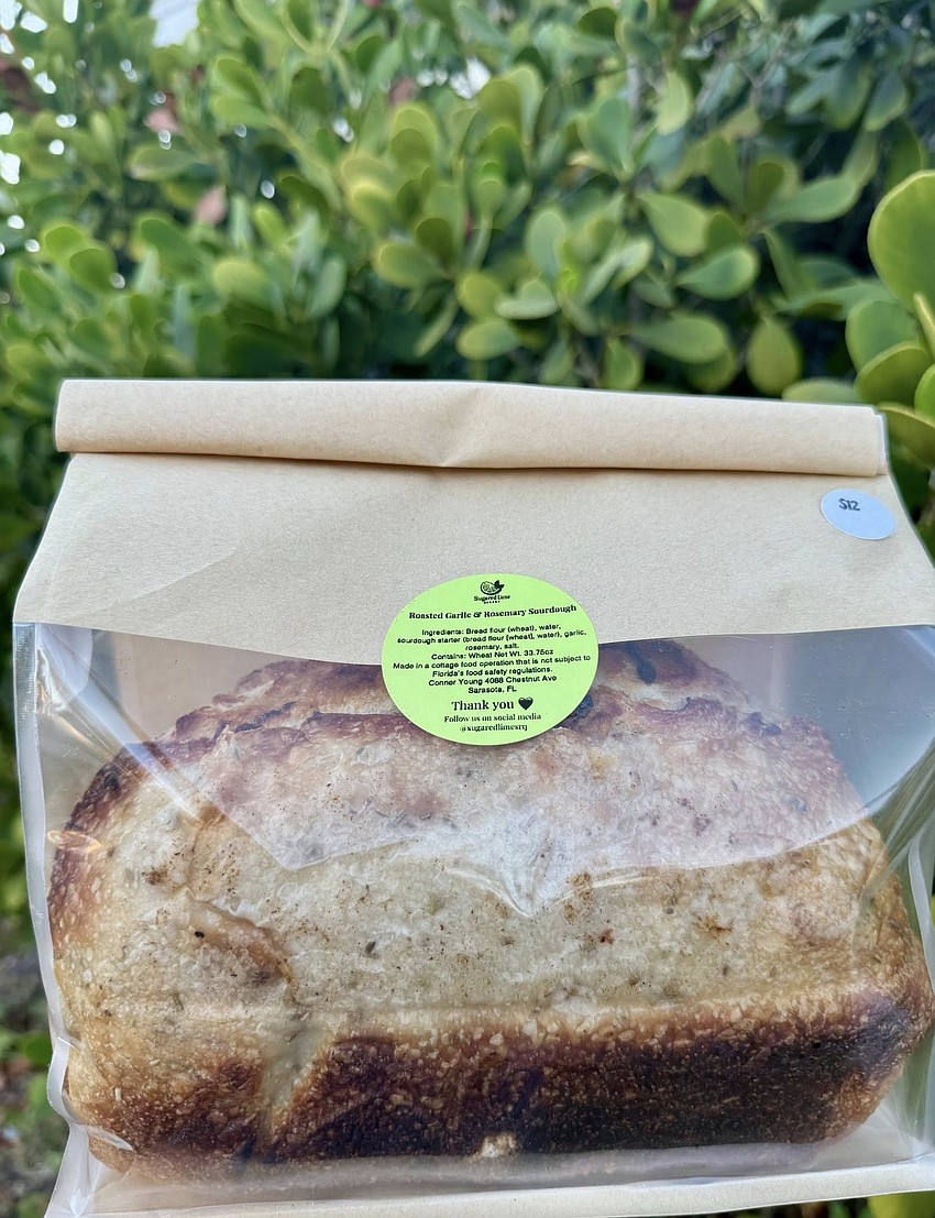 Special loafs find their way to this porch, including the gorgeous roasted garlic and rosemary sourdough. Special loafs find their way to this porch, including the gorgeous roasted garlic and rosemary sourdough.
