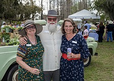 Connie and Kevin Murk with Gretchen Lovewell