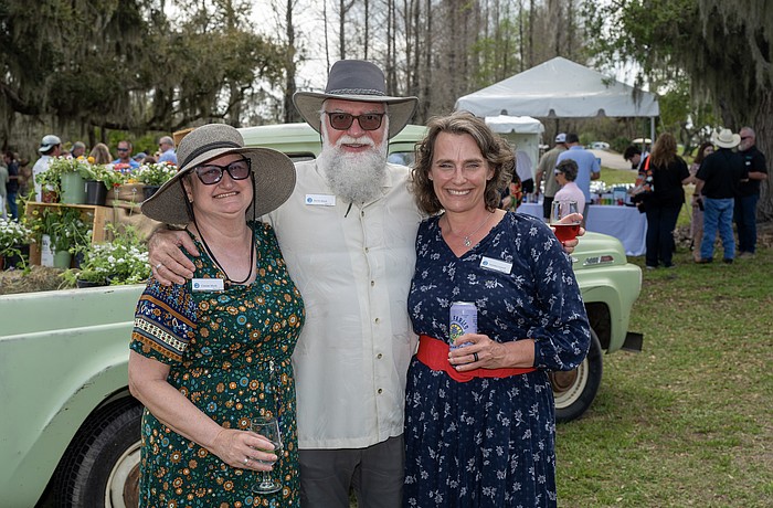Connie and Kevin Murk with Gretchen Lovewell