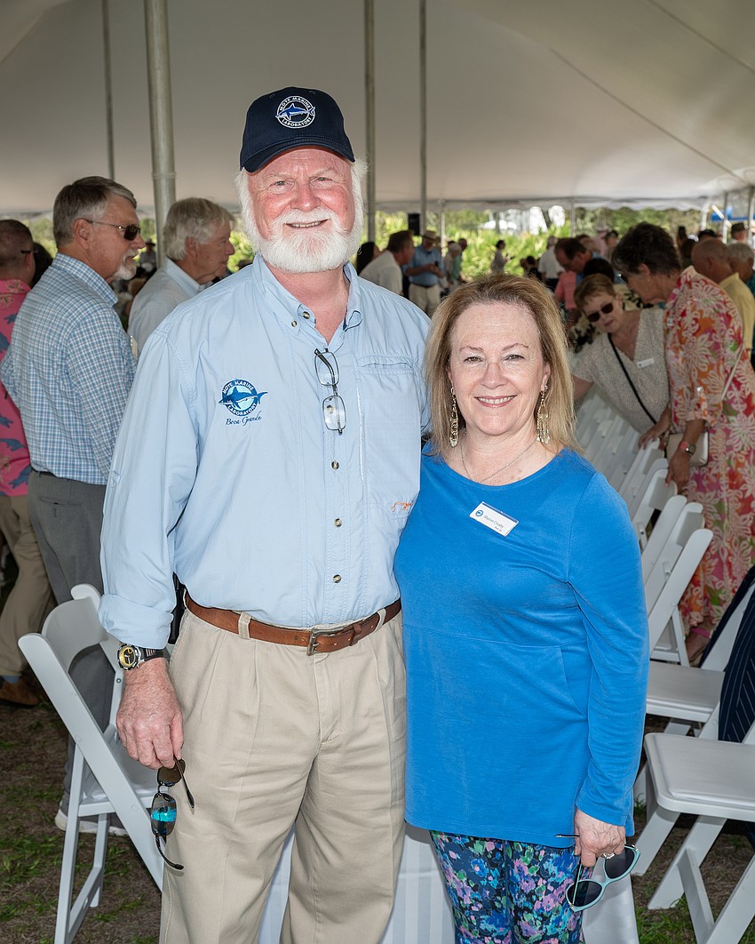 Mote President and CEO Michael Crosby and Sharon Crosby