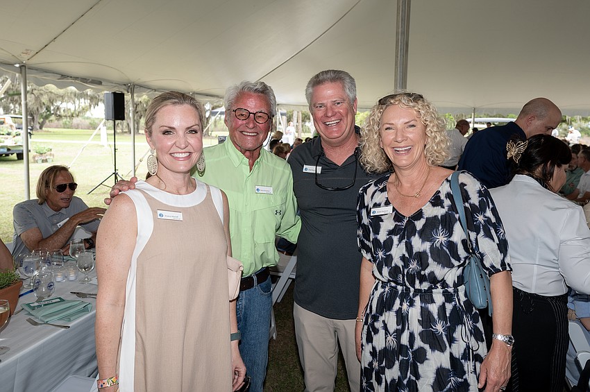 Jessica Muroff, Bayne Stevenson and Paul and Jenni Hudson