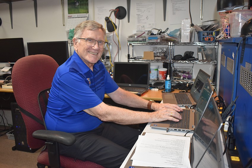 Volunteer Bill Crowe has been involved with the organization since 2005.