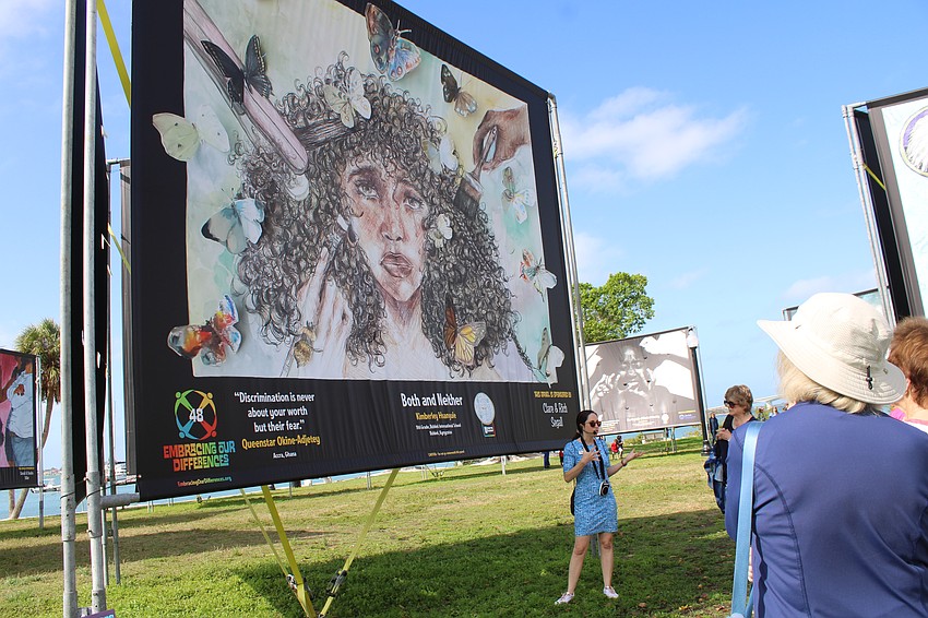 Art leaps from the canvas in Kimberley Hnanguie's 