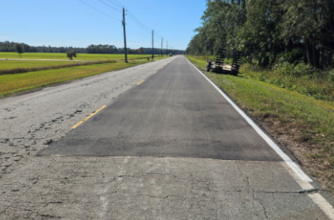 A widening and resurfacing project on County Road 205, pictured above, may soon be getting the green light to go forward. Courtesy of Flagler County