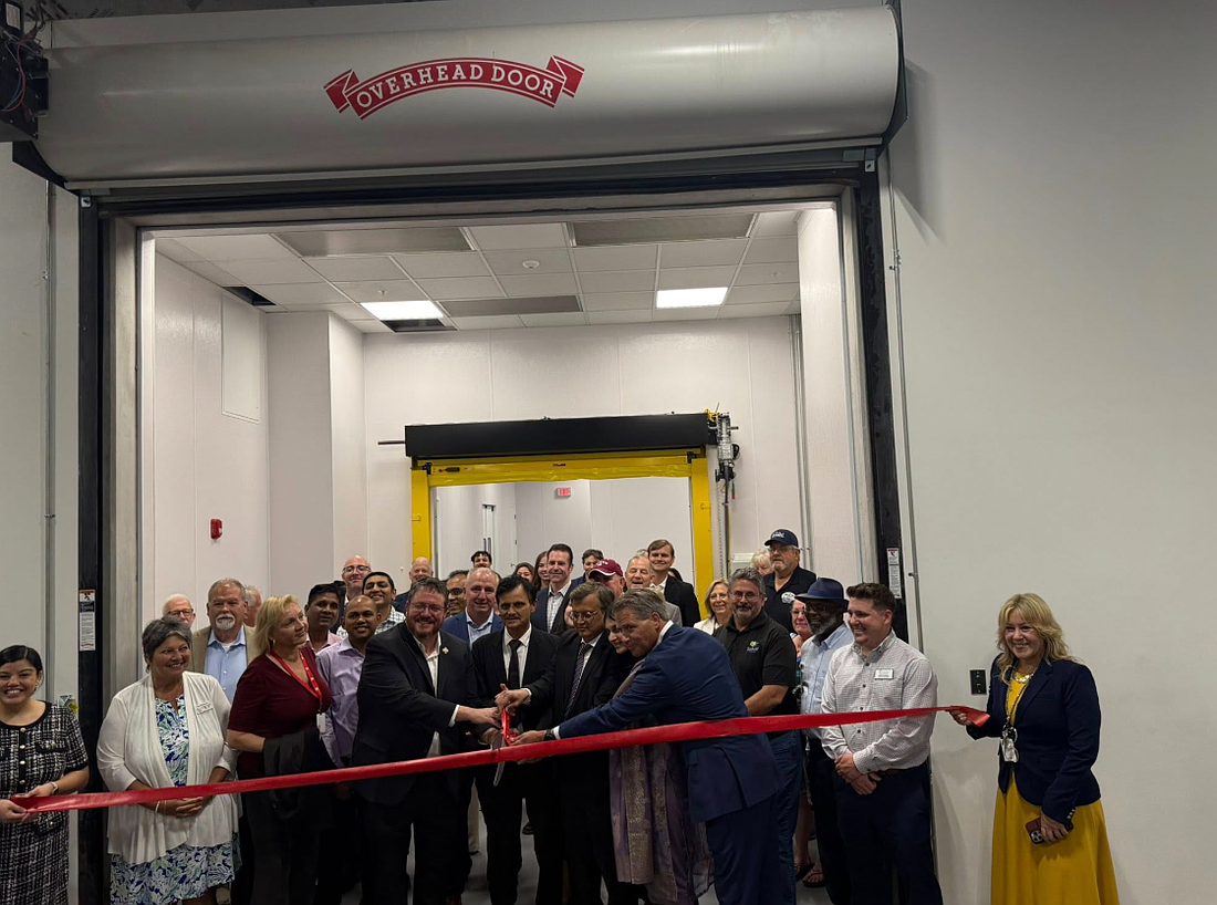 Vidya USA in Bunnell celebrated the expansion of its facility on March 13. Photo courtesy of Palm Coast-Flagler Chamber of Commerce