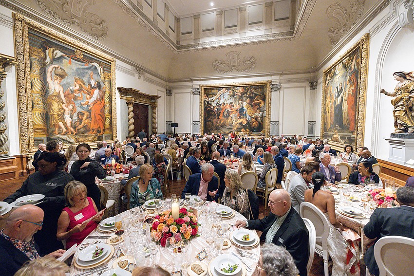 The Ringling hosts the Wine & Roses dinner inside after inclement weather March 12.
