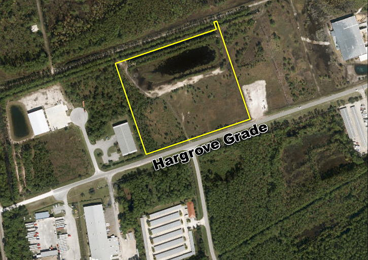 A second application for a concrete batch plant on Hargrove Grade in Palm Coast was rejected by the Palm Coast Council. Image from Palm Coast Council meeting documents