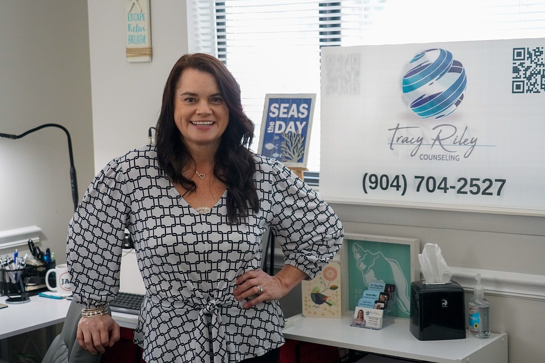 Tracy Riley started her counseling business after experiencing family conflict and abuse at a young age and seeking similar support herself.
