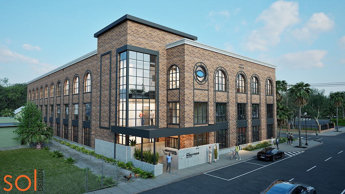 A rendering of the Lions World Vision Institute’s new Vision Health Center at 2112 E. 3rd Ave. in Tampa.
