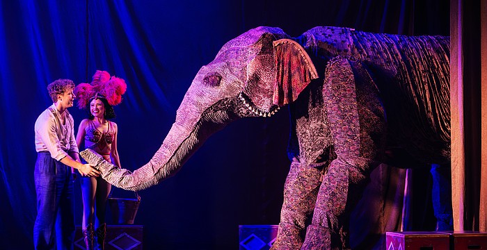 Zachary Keller and Helen Krushinski star in "Water for Elephants," which comes to the Van Wezel Performing Arts Hall Feb. 12-14, 2027.