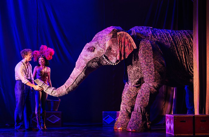 Zachary Keller and Helen Krushinski star in "Water for Elephants," which comes to the Van Wezel Performing Arts Hall Feb. 12-14, 2027.