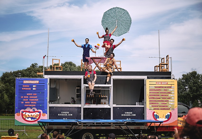 Quebec's Le Cirque Kikasse sets up its food truck and traveling circus at The Ringling from March 27-29.