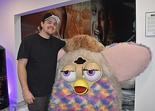 Joel Benham built the Giant Furby Chair.
