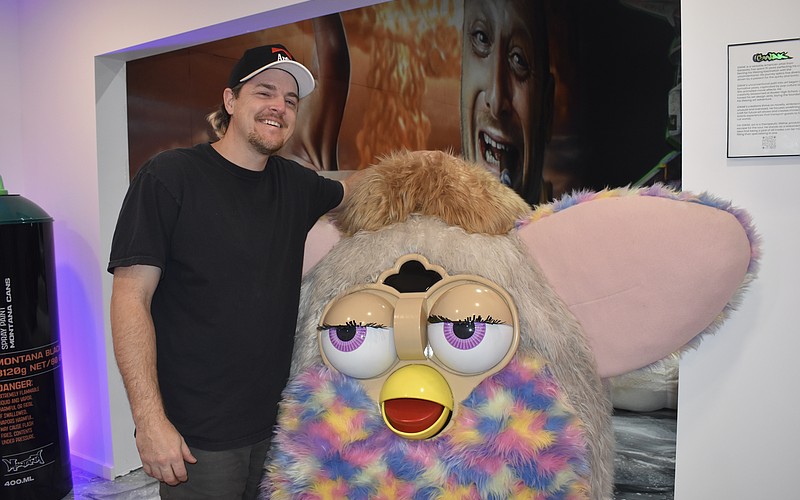 Joel Benham built the Giant Furby Chair.