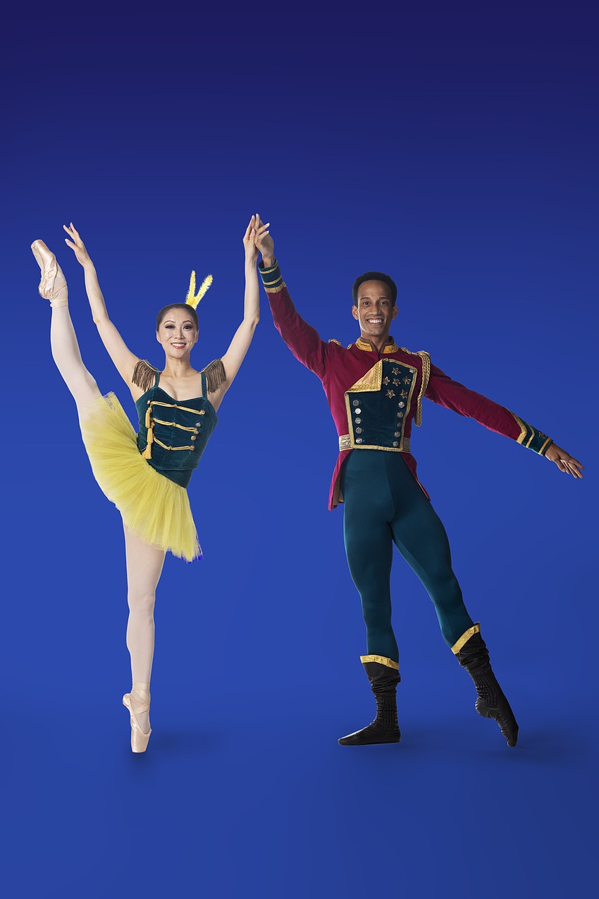 Misa Kuranaga and Ricardo Rhodes dance a pas de deux in Sarasota Ballet's production of George Balanchine's 