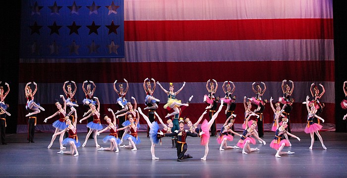 The Sarasota Ballet will perform George Balanchine's "Stars and Stripes" in its "Life and Liberty" program March 27-28.