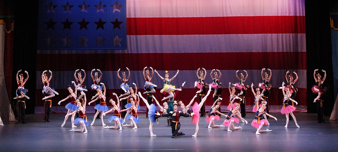 The Sarasota Ballet will perform George Balanchine's "Stars and Stripes" in its "Life and Liberty" program March 27-28.