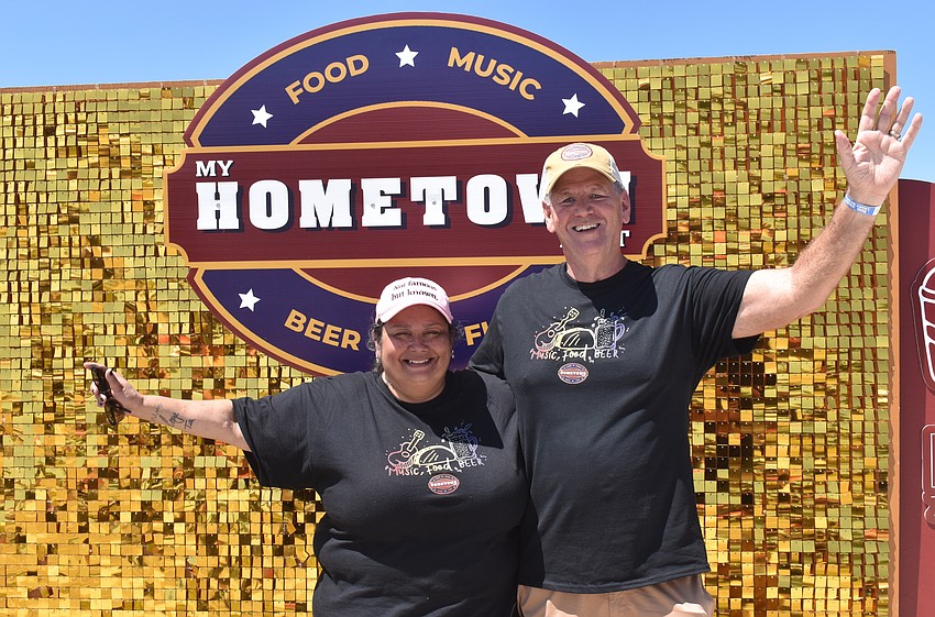 My Hometown Fest Director Cynthia Fonceca and Founder Tim Self are happy to welcome guests to enjoy food, beer and live music while supporting a cause.