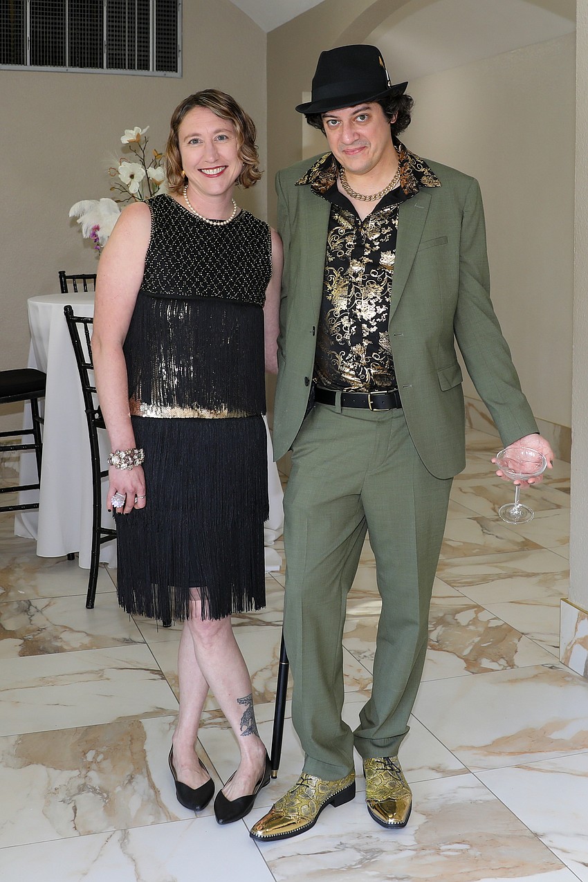 Arts Center Sarasota curator and director of special editions Christina Baril and Nick Costa