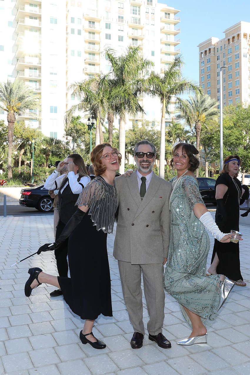 Tricia and Peter Tondryk with Jessica Armstrong