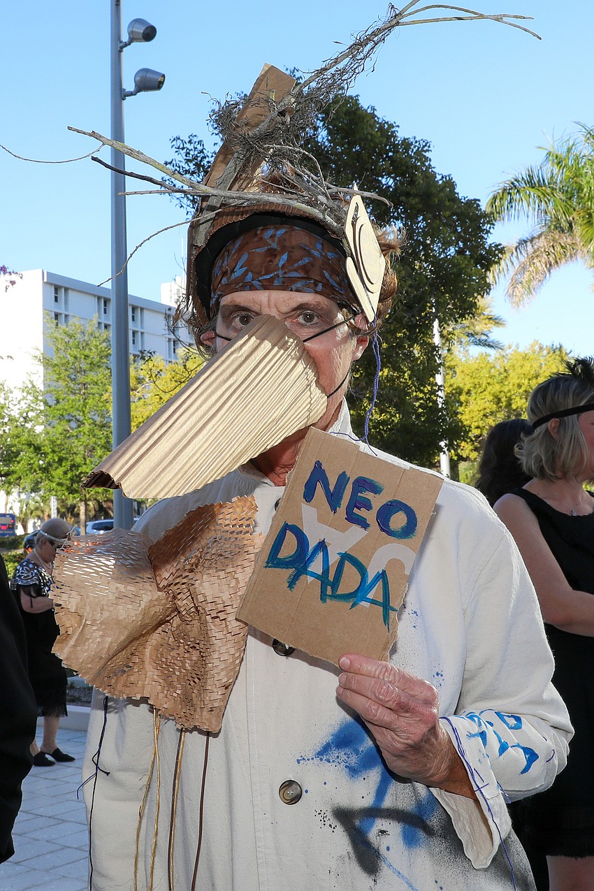 There are several key characteristics of Neo-Dada but the one that stands out most is Barbara Banks' use of everyday objects. Her painter's duster stole the show. What nose?
