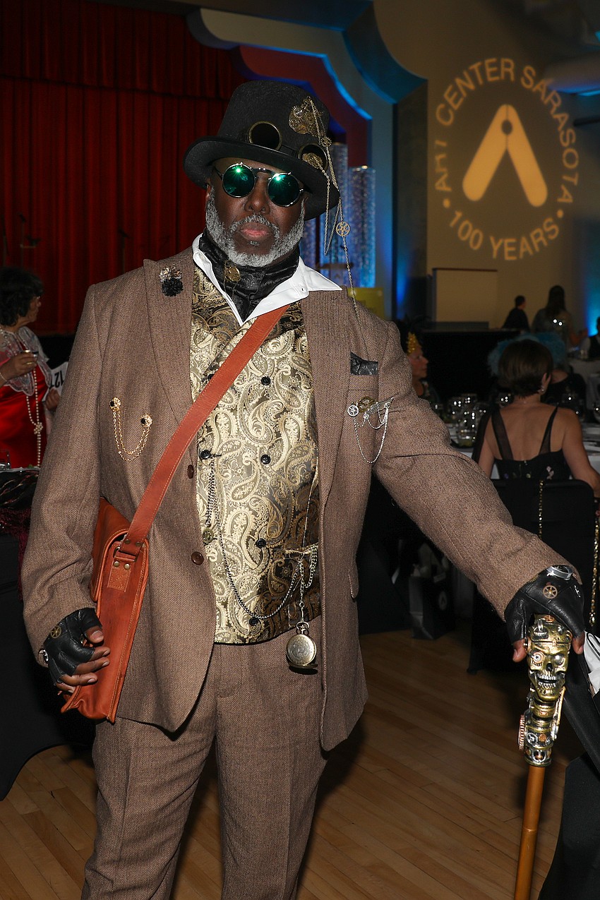 Michael White is stunning in steampunk