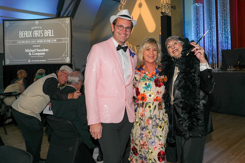 Dave Hall, Linda Driggs and Michael Saunders