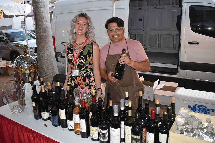 Amber Geisler and Fabio Di Vanni offer a series of wines.