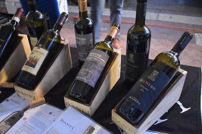The event featured wines from around the world.