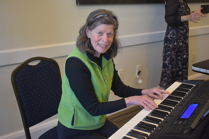 Barbara Rothman plays piano for Silverwings Choir and appreciates the wide range of abilities that the members bring to the group.