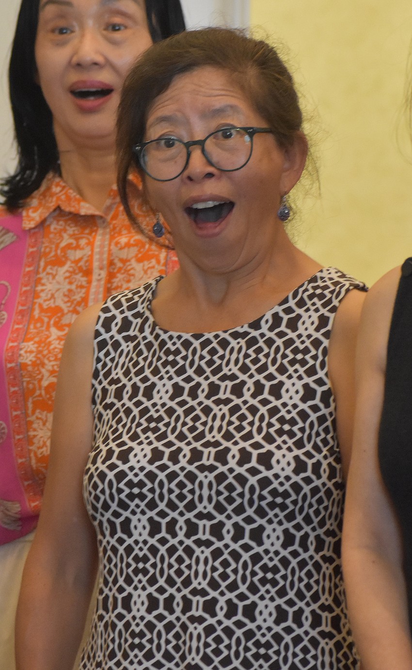 Lijing Cui, one of the founding members of Silverwings Choir, said the club allows her to connect with others no matter what language they are singing in.