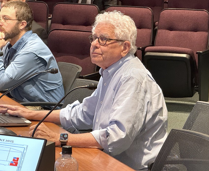 David Lough addresses the Sarasota City Commission on a regular basis.